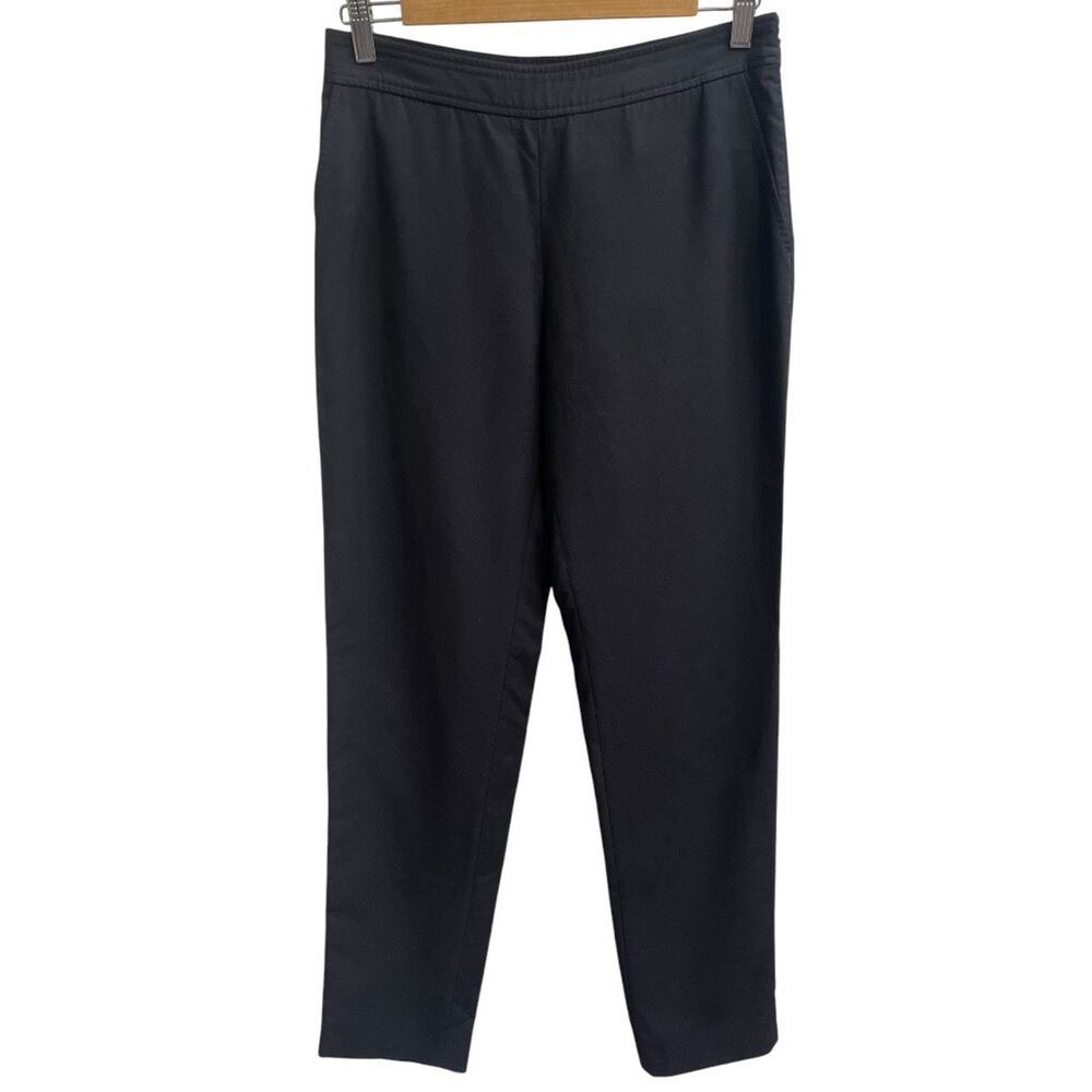 A.P.C. Women Black Pants 36 US Small Straight Tapered Leg Trousers Office Career